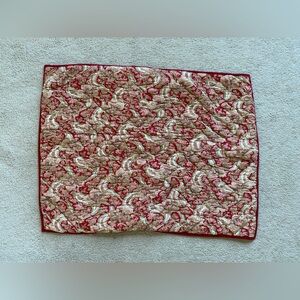 Set of 2 POTTERY BARN Georgia Red Paisley Standard Quilted Pillow Sham
